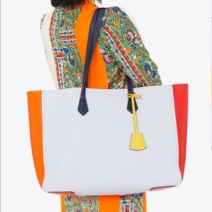 Tory Burch Perry Reversible Color-Block Large Tote